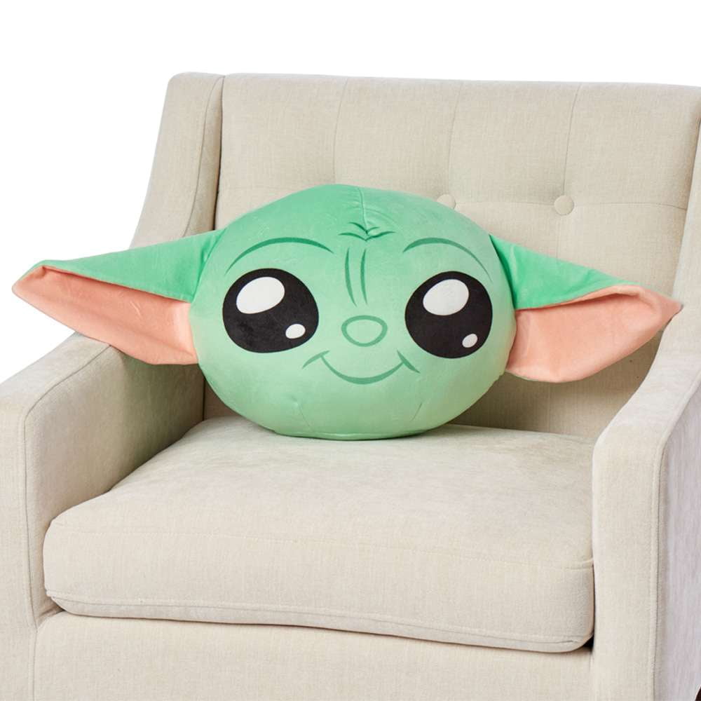 Star Wars Grogu Lucas Films Kids Round Cloud Pillow 11 inches