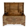 thumbnail image 4 of Butler Specialty Company Nador Wood Storage Trunk Coffee Table In Brown, 4 of 7