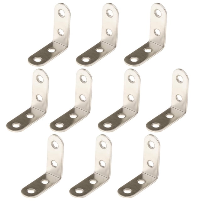 Soporte De ángulo Para Junta De Refuerzo De Esquina de material acero Para Servicio L, Soporte De Estante Soporte De ángulo Para Colgar En Pared, Paquet 40x40x16mm Macarena Soporte en ángulo para esquinas en ángulo L