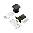 thumbnail image 4 of Baoblaze Invisible Door Lock Zinc Alloy Hidden Inside Lock Keyless Interior Door Knob for black, 4 of 8