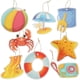 thumbnail image 1 of KAKOWELY 16 piezas de decoraciones para fiestas hawaianas, decoraciones colgantes para fiestas temáticas de Hawái, decoración colgante de playa, 1 of 4