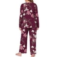 thumbnail image 6 of Cueply Womens Plus Size Pajamas Long Sleeve Pjs Sets Loungewear Sleepwear 1X-4X, 6 of 7