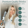 thumbnail image 3 of Professional Round Brush for Blow Drying - Small Ceramic Ionic Thermal Barrel Brush for Sleek, Precise Heat Styling and Salon Blowout - Lightweight Round Hair Brush (1.3 Inch) (Not Electrical), 3 of 6