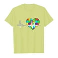 thumbnail image 4 of T-shirts pour Filles Imprimés, T-Shirt à Manches Courtes pour Fillettes, Col Rond, Vêtements d'Été pour Adolescentes de 7-8 Ans, Vêtements pour Filles, Mode Féminine, 4 of 4