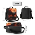 Cauagu Sunset Blossoms Phoenix Perch Insulated Lunch Bag Reusable