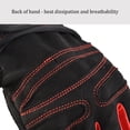 thumbnail image 4 of Minnieouse 1 par de guantes de levantamiento, manopla deportiva, carreras, diseño grueso, Protector de muñeca, accesorio de entrenamiento, protección guantes y mitones Rojo/L Minnieouse AP019172-02, 4 of 6
