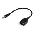 thumbnail image 1 of USB to USB Jack Adapter 3.5mm Male Auxiliary Stereo Audio Jack Converter Music Cable Connector, Suitable for Car Radio, Audio CD Etc (Car Need MP3 Decode Function), 1 of 5