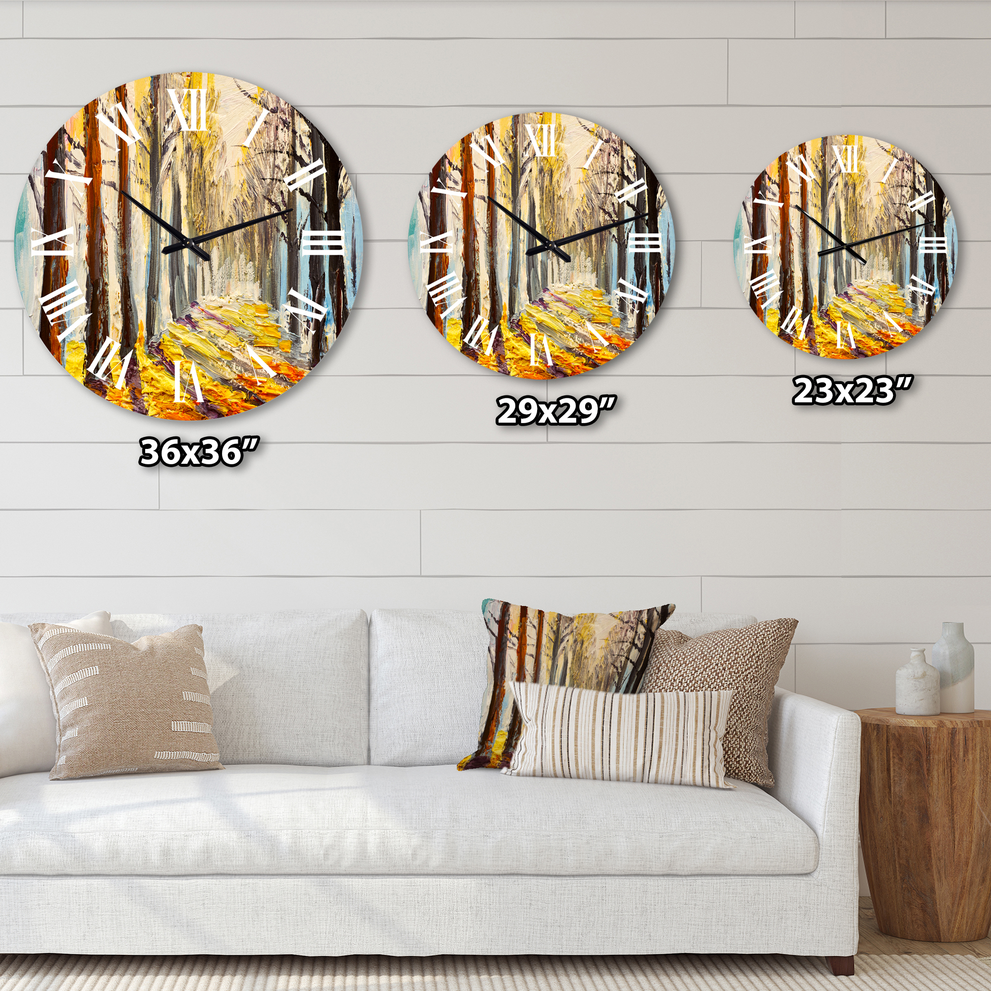 Designart 1 in Quartz Wall Clock