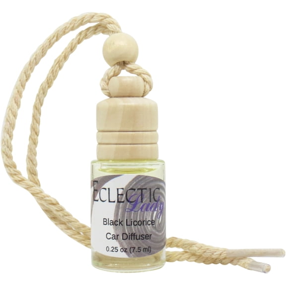 Black Licorice Scented Car Diffuser by Eclectic Lady, 7.5 ml, Air Freshener, Premium Fragrance