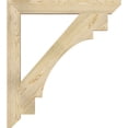 thumbnail image 3 of Ekena Millwork 4"W x 34"D x 38"H Merced Slat Rough Sawn Bracket, Douglas Fir, 3 of 4