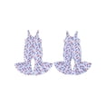 thumbnail image 3 of Aojekbee 4th of July Toddler Girls Romper Jumpsuit Flower Flag Print Sleeveless Bell Bottom Overalls Kids Summer Clothes, 3 of 10