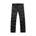 thumbnail image 1 of Pantalones de verano desmontables Sonducket para hombre con bolsillos laterales Negro S, 1 of 6
