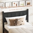 thumbnail image 3 of MODERNLUXE Twin Size Platform Bed with Headboard & Footboard,Solid Wood Bed Frame with Under Bed Storage for Teens Adults Guests, Easy Assembly,Black, 3 of 8