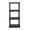 Black, variant on Hyper Tough 4-Shelf Plastic Storage Shelf, Black, 22" W x 14" D x 47" H