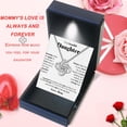 thumbnail image 2 of Daughter Necklace From Mom Mother 925 Sterling Silver Mother To Daughter Gifts Graduation Christmas Birthday Gifts With Heartfelt Message & Lighted Box, 2 of 5
