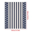 thumbnail image 3 of Americana Summer Knitted Throw Blanket,4th of July Farmhouse Home Decor, Red White Blue Stars American Flag Pattern Blanket for Couch Sofa, 3 of 6