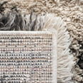 thumbnail image 6 of SAFAVIEH Iceland Milton Chevron Shag Area Rug, Cream/Grey, 5'3" x 7'6", 6 of 7