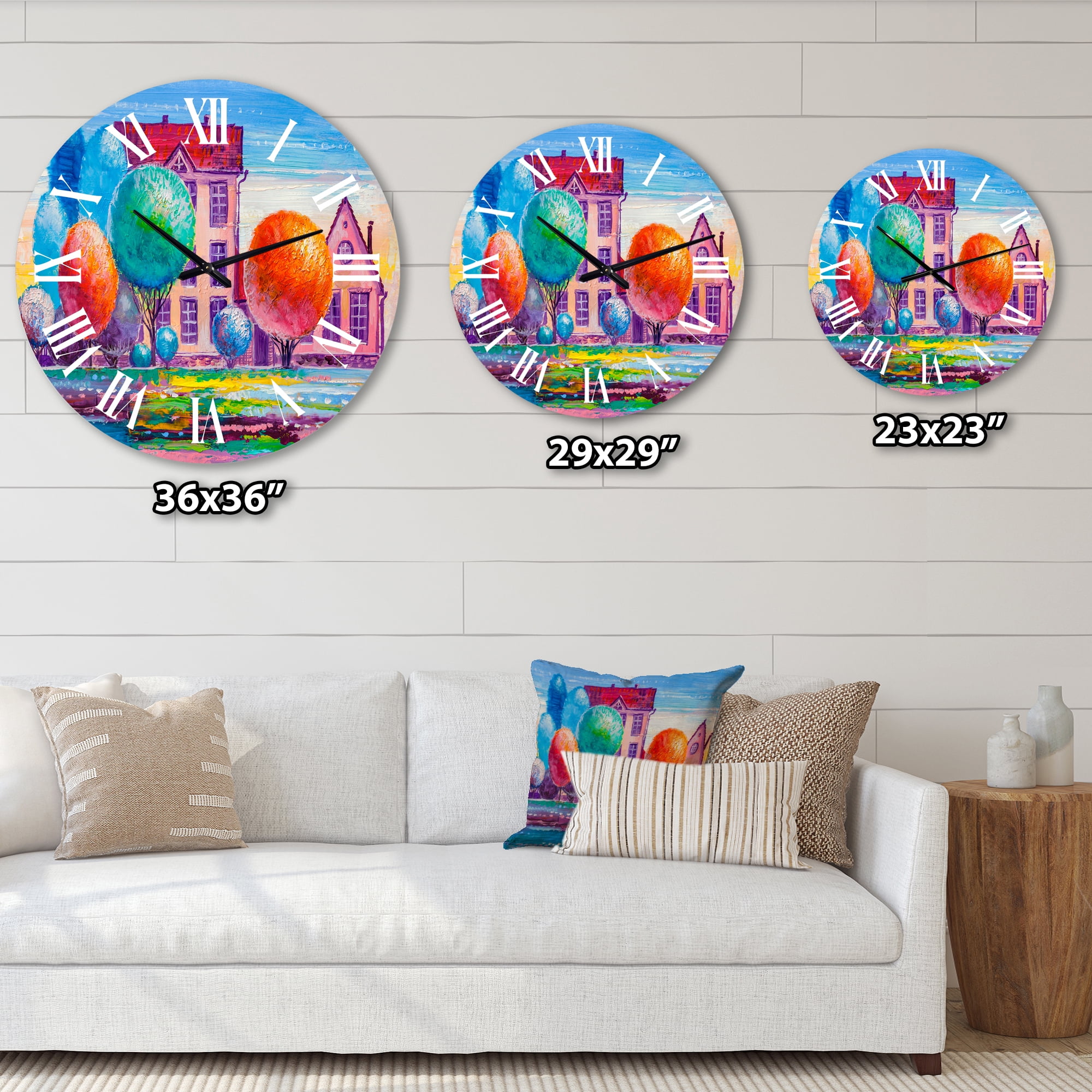 Designart 1 in Traditional Wall Clock