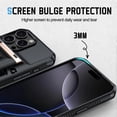 thumbnail image 3 of For iPhone 16 Pro Max Case TPU + PC Armor Shockproof Phone Cover with Card Holder - Black, 3 of 5