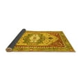 thumbnail image 2 of Ahgly Company Indoor Square Abstract Yellow Modern Area Rugs, 8' Square, 2 of 4