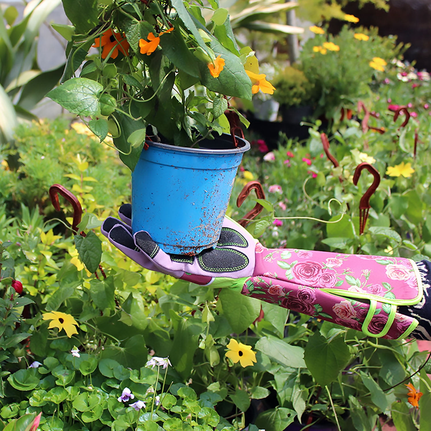 Arms Elbow Protective Thorn Proof Ladies Garden Gauntlet with Long