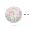 thumbnail image 2 of 5PCS Mini Cartoon Round Fan Adorable Portable Handheld Folding Round Fan, 2 of 9