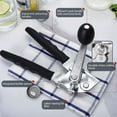 thumbnail image 2 of Abridor de latas UHIYEE, manivela manual, resistente, negro, 2 of 7