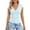 Light Blue, variant on Arlun Womens Short Sleeve Tops Button up V-Neck Henley Solid Color Stretch Tight T Shirts Slim Fit Casual Summer Tops Basic Tee Shirts Yellow S