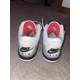 thumbnail image 4 of Jo r-dan Three White Cements Reimagined. (Laced/Ds) Size 7M, 4 of 6