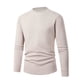 thumbnail image 1 of pstuiky manga larga para hombre, Suéter informal de color liso para hombre, cuello alto, tejido ajustado, capa base, manga larga, cuello redondo, camiseta/camiseta Tops de hombre l, 1 of 7