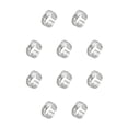 thumbnail image 1 of Minnieouse Anillos ajustables de múltiples capas para fiesta de disfraces, banquete, viaje, anillo de cobre abierto, joyería de mano, Oro blanco 10piezas, 1 of 6