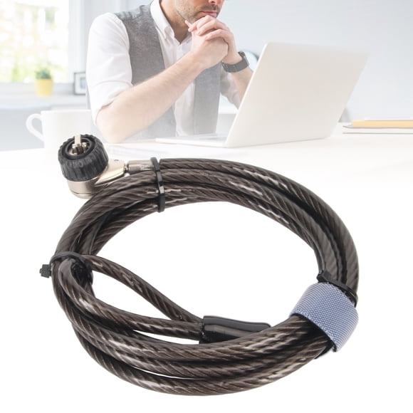 Laptop Security Locks, High Strength Adjustable Length Thick Laptop Locking Cable Theft Prevention Flexibility with 2 Keys for LCD Screen