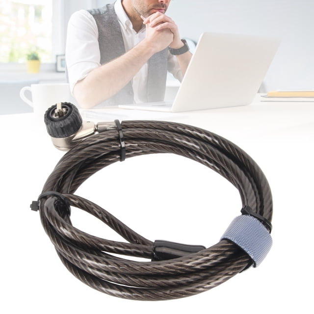 Laptop Security Locks, High Strength Adjustable Length Thick Laptop Locking Cable Theft Prevention Flexibility with 2 Keys for LCD Screen