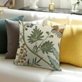 thumbnail image 3 of BANET Spring Sage Green Pillow Covers, Plant Decorative Throw Pillow Covers Farmhouse Floral Outdoor Pillows for Couch Home Sofa Living Room White, 3 of 5