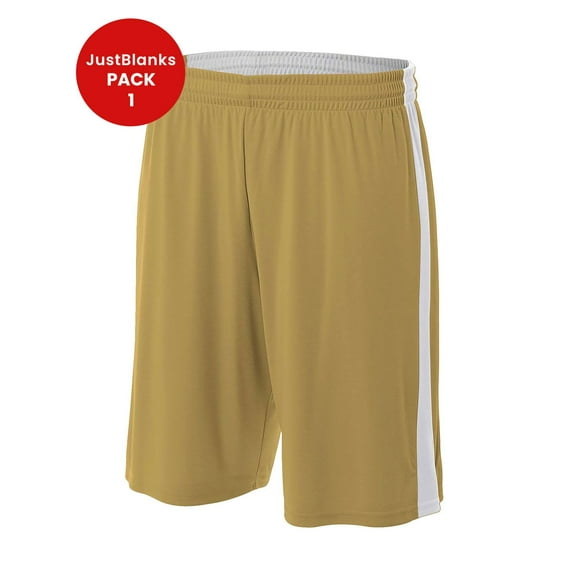 JustBlanks Mens 10 Inseam Lightweight Performance Basketball Athletic Shorts for Men