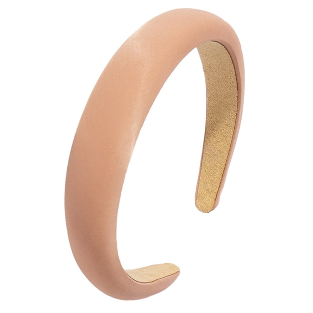 Diademas acolchadas para mujer, aro de pelo grueso de plástico sólido, diademas antideslizantes de esponja para niñas, accesorios para el cabello