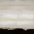 thumbnail image 2 of Springer, Rachel 20x20 White Modern Wood Framed Museum Art Print Titled - Chocolate Strokes II, 2 of 4