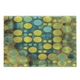 thumbnail image 1 of Polka Dots Cutting Board, Polka Dots Pattern in 60's Style Vintage Groovy Seem Circles and Points Print, Decorative Tempered Glass Cutting and Serving Board, Large Size, Green Blue, by Ambesonne, 1 of 1