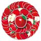 thumbnail image 2 of Paquete de pegatinas con temática de manzana, 50 unidades, bonitos dibujos animados de frutas, 2 of 2