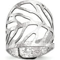 thumbnail image 1 of Sterling Silver Rhodium-Plated Adjustable Ring, 1 of 5