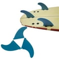 thumbnail image 6 of Board Fin, Surfboard Fins, Detachable Centre Fin and Side Fins, Nylon Fin, Surfing Tail Rudder for Surfing Board Repair Blue, 6 of 8