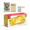 Nintendo Switch Lite Yellow with Donkey Kong Country and Mytrix Accessories NS Game Disc Bundle Best Holiday Gift