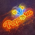 thumbnail image 2 of Handmadetneonsign Popcorn Neon Sign, Popcorn Neon Light, Popcorn Led Light, Popcorn Led Sign, Popcorn Movie Theater Room Wall Decor, Cinema Film Neon Light, Wall Décor, 2 of 4