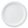 Great Value Everyday Strong, Soak Proof, Microwave Safe, Disposable Paper Plates, 10 in, White