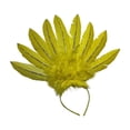 thumbnail image 1 of Tocado de plumas Salvador accesorios para la cabeza diademas para adultos y niños amarillo, 1 of 10