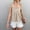 Beige, variant on Women Square Neck Tank Tops, Womens Smock Chic Ruffle Hem Strap Vest Cami Top Trendy Loose Fit Causal Blouse