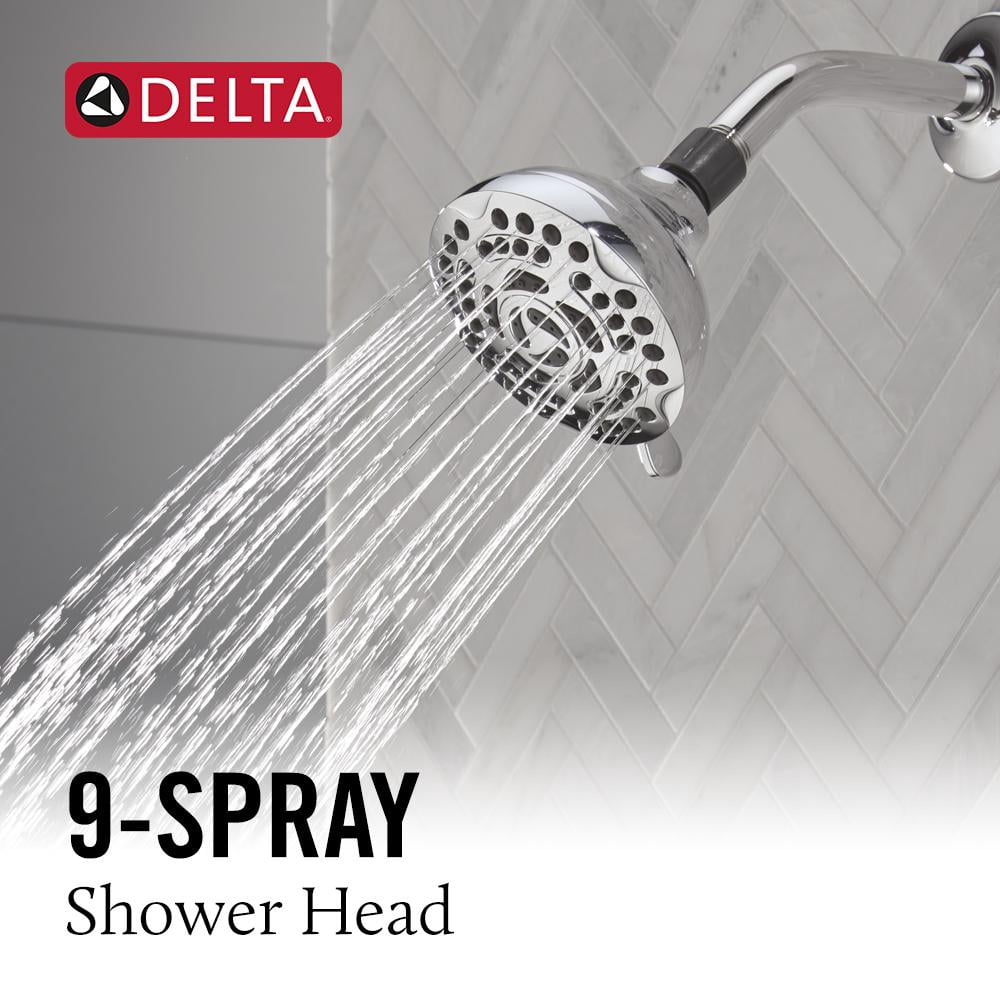 Delta 9-Setting Shower Head in Chrome - 1.75 GPM - 75900