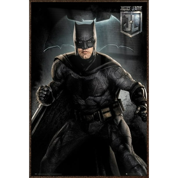 Justice League - Framed Movie Poster (Batman - Solo) (Ben Affleck) (Antique  Copper / Gold Aluminum Frame) 
