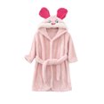 thumbnail image 1 of Kids Robes for Girls Pentagram Print Flannel Warm Bathrobe Robes for Girls Daily Bath, 1 of 4