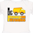 thumbnail image 4 of Inktastic I Dig Dump Trucks Boys or Girls Long Sleeve Baby Bodysuit, 4 of 5